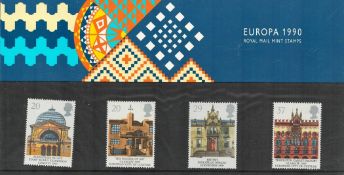 GB Mint Stamps Presentation Pack no 206 Europa 1990. Good condition. We combine postage on