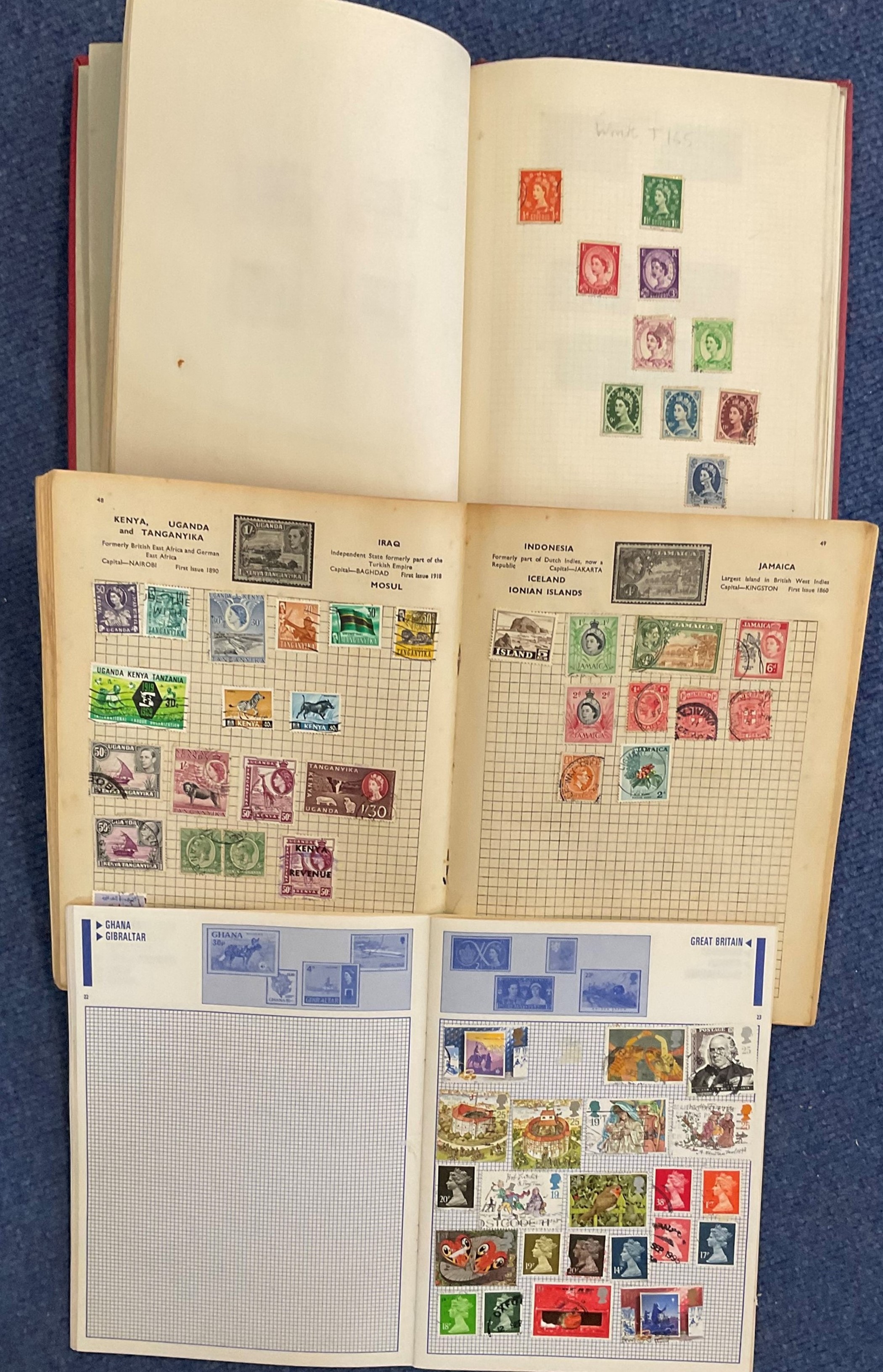 GB & Worldwide Stamps Used and Mint in 3 Albums, Album one is Stanley Gibbons The Ace Album with - Image 2 of 2