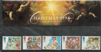 GB Mint Stamps Presentation Pack no 252 Christmas 1994 1994. Good condition. We combine postage on