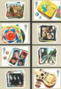 The Beatles PHQ, FDC and stamp collection. Featuring 11 PHQ cards, a sheet of 4 Offical Beatles