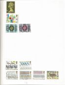 GB Used Stamps in an Album with Stamps from 1881 to 1999 Includes Victoria 1881 one penny, Edward