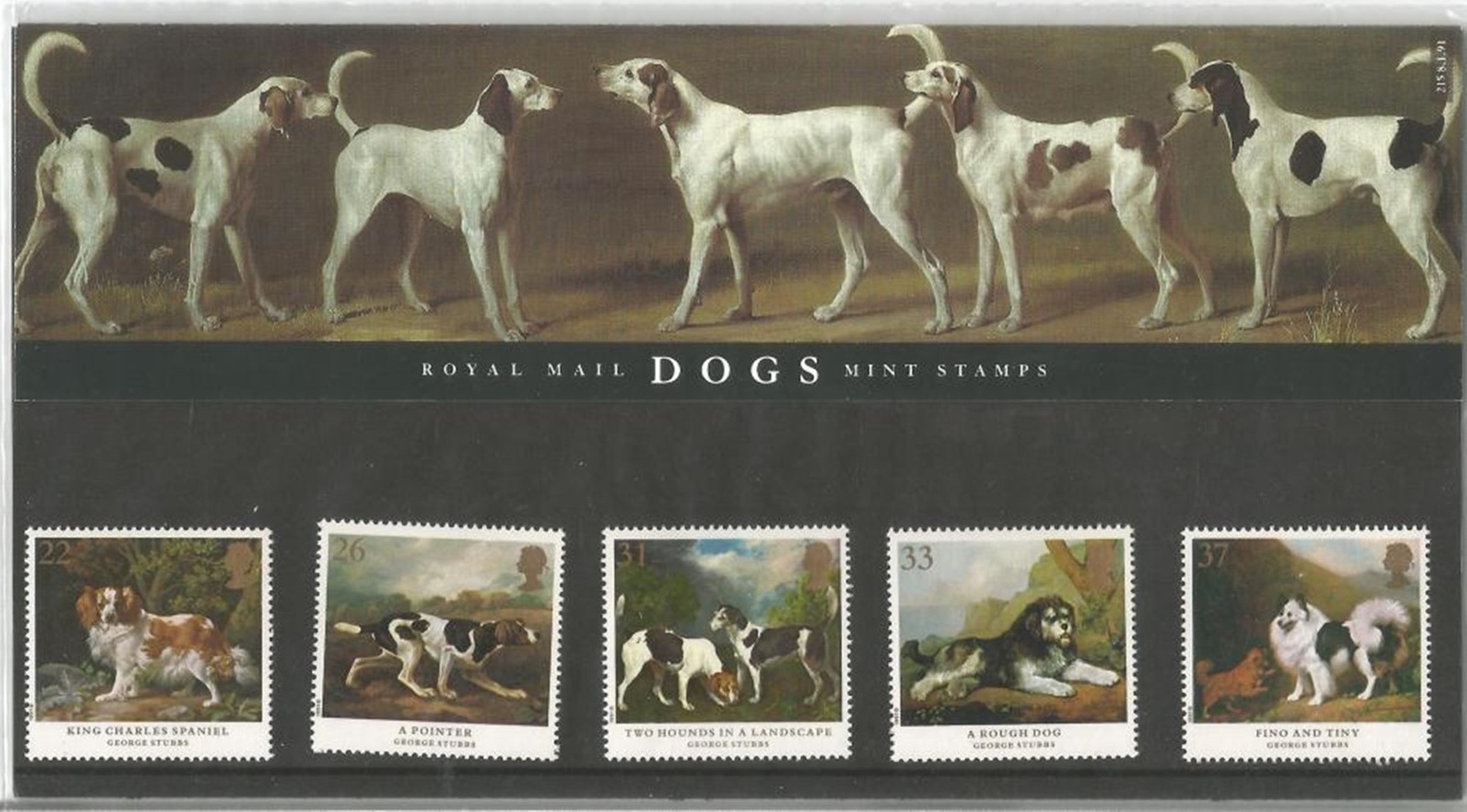 GB Mint Stamps Presentation Pack no 215 Dogs 1991. Good condition. We combine postage on multiple