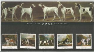 GB Mint Stamps Presentation Pack no 215 Dogs 1991. Good condition. We combine postage on multiple