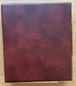 Stanley Gibbons Picture Postcard Album with 36 Leaves containing 8 PHQ cards per leaf all appear