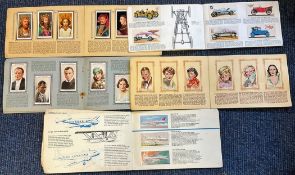 5 x Brooke Bond/Lyons/John Player Picture Card Books Complete, Including Wings across the World,
