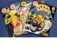 4 Comic Books The Best of 2000AD Featuring Judge Dredd, Includes Dec 1985, Jan 1986, Feb 1986,