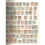 Austria used Stamps in a Stockbook with 8 hardback pages and 9 rows each side containing approx