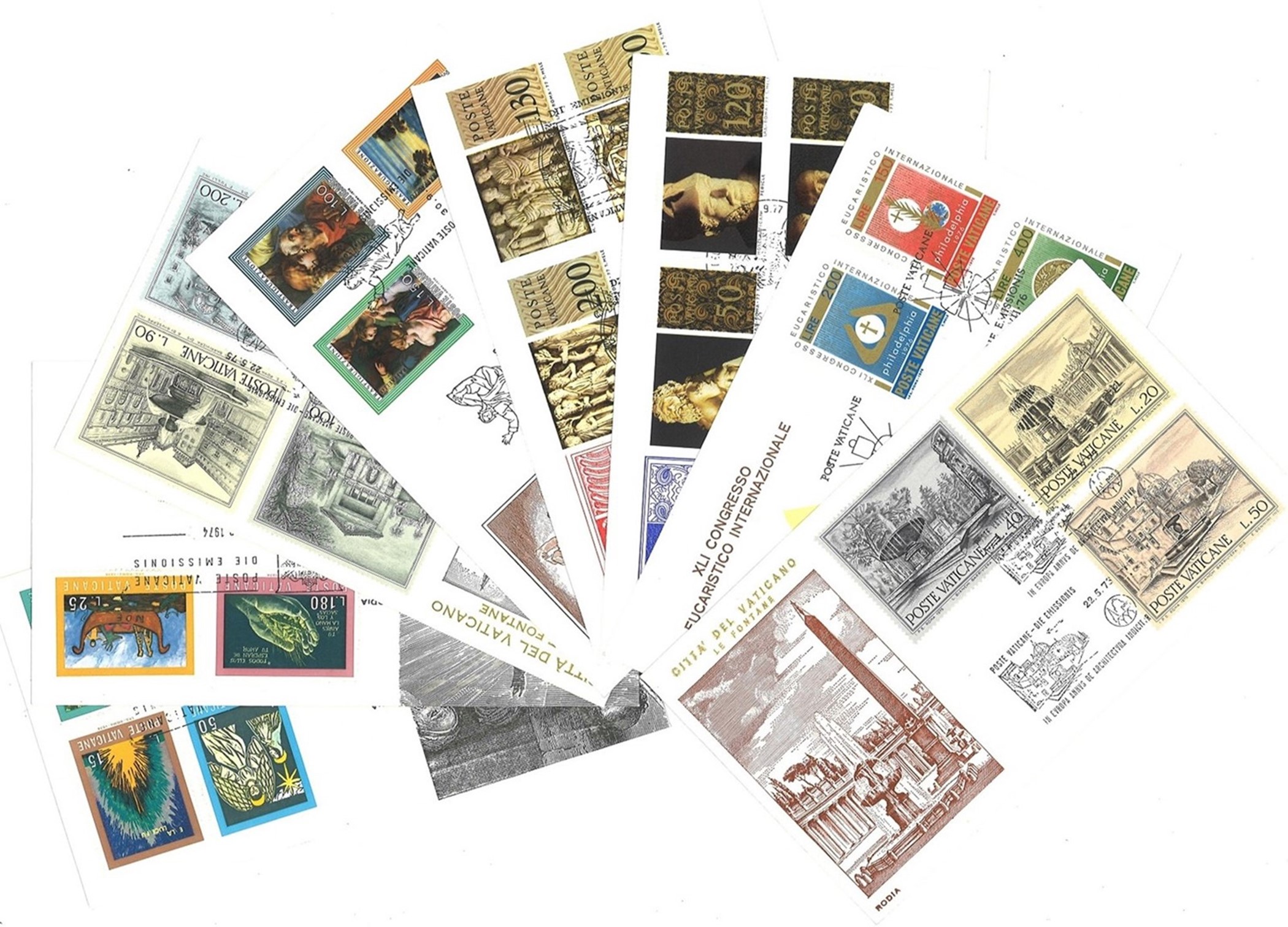 Collection of 59 Vaticane F. D. C. & Commemorative Covers, Good Condition. Good condition. We - Image 3 of 3