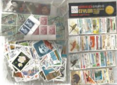 GB & Worldwide Stamps used & unused a good mix of used mint and even a tab set in small bag, 2 x
