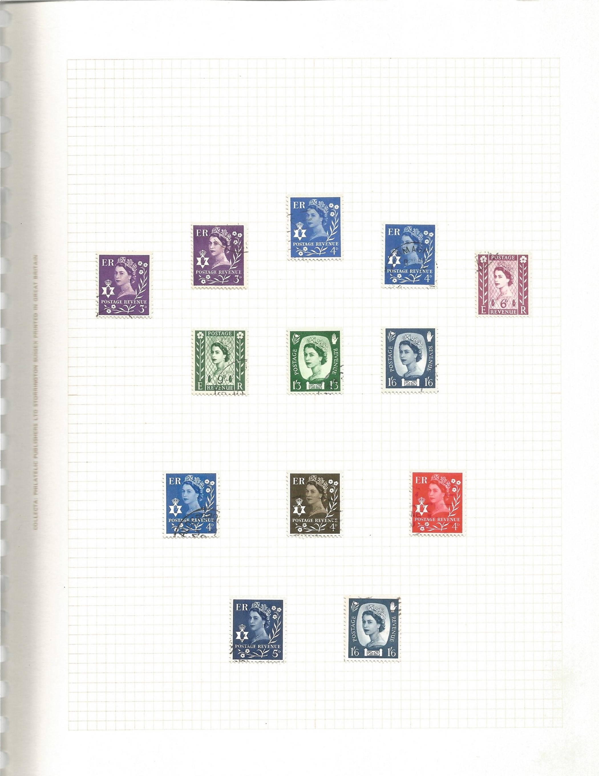 GB Used Stamps in an Album with Stamps from 1971 onwards plus Hagner Block with Definitives Includes - Image 4 of 8