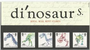 GB Mint Stamps Presentation Pack no 220 Dinosaurs 1991. Good condition. We combine postage on