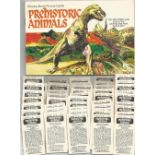 49 Brooke Bond Prehistoric Animals Picture cards and Collectors Book (unused) missing card no 2, A
