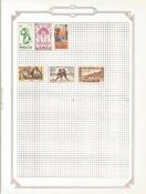 Worldwide Used & Mint Stamps, Approx 250 300 Loose Leaf Album Pages containing a broad mixture of