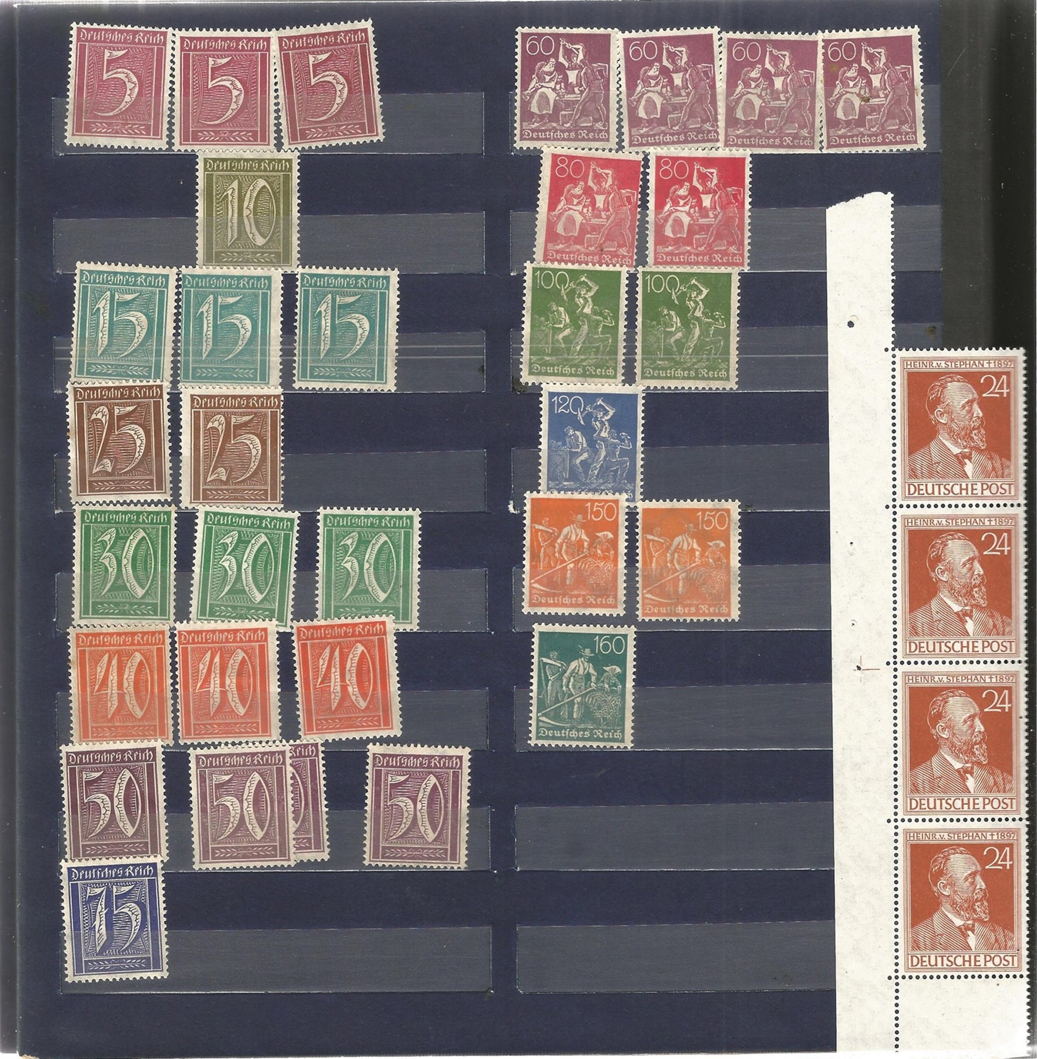 Austria (some Azores) mint & used in Album and Stockbook, Album has Stamps from 1850 to 1960s - Image 6 of 7