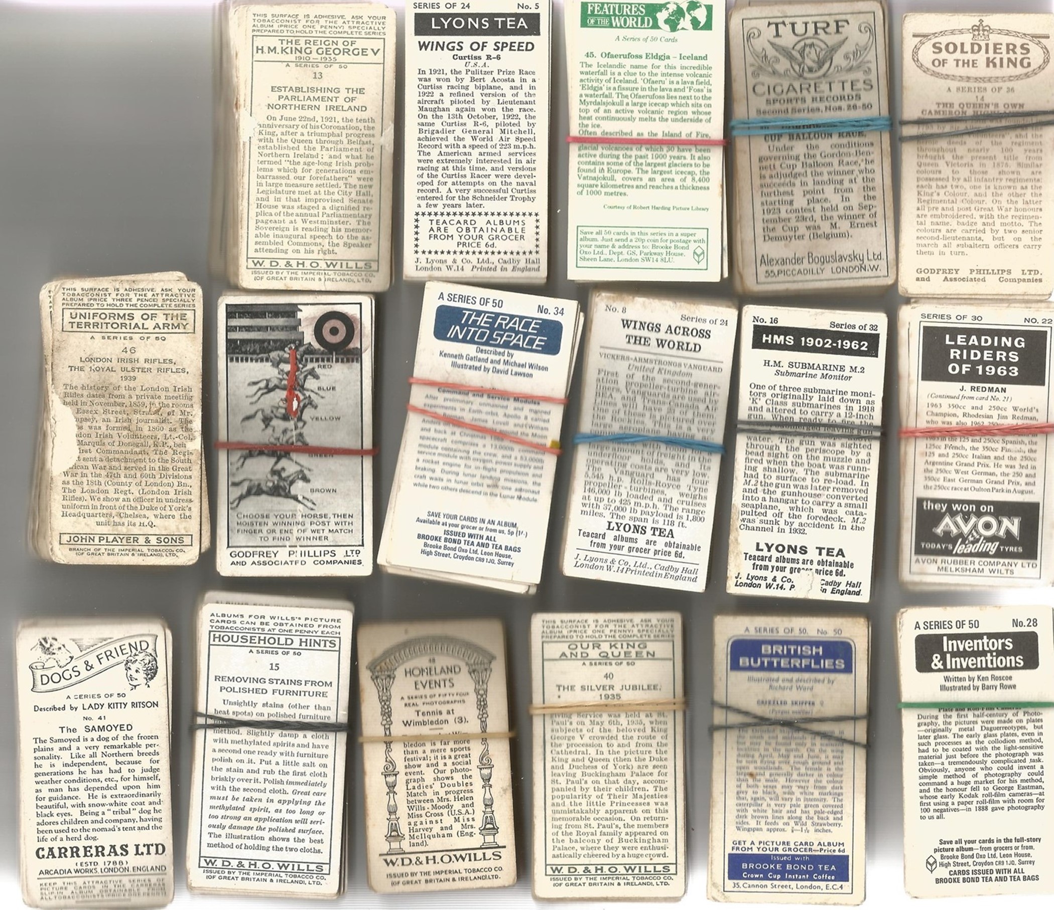 Collectors Cards / Cigarette Cards approx 500 550 loose cards (part sets) including Soldiers of - Image 2 of 2