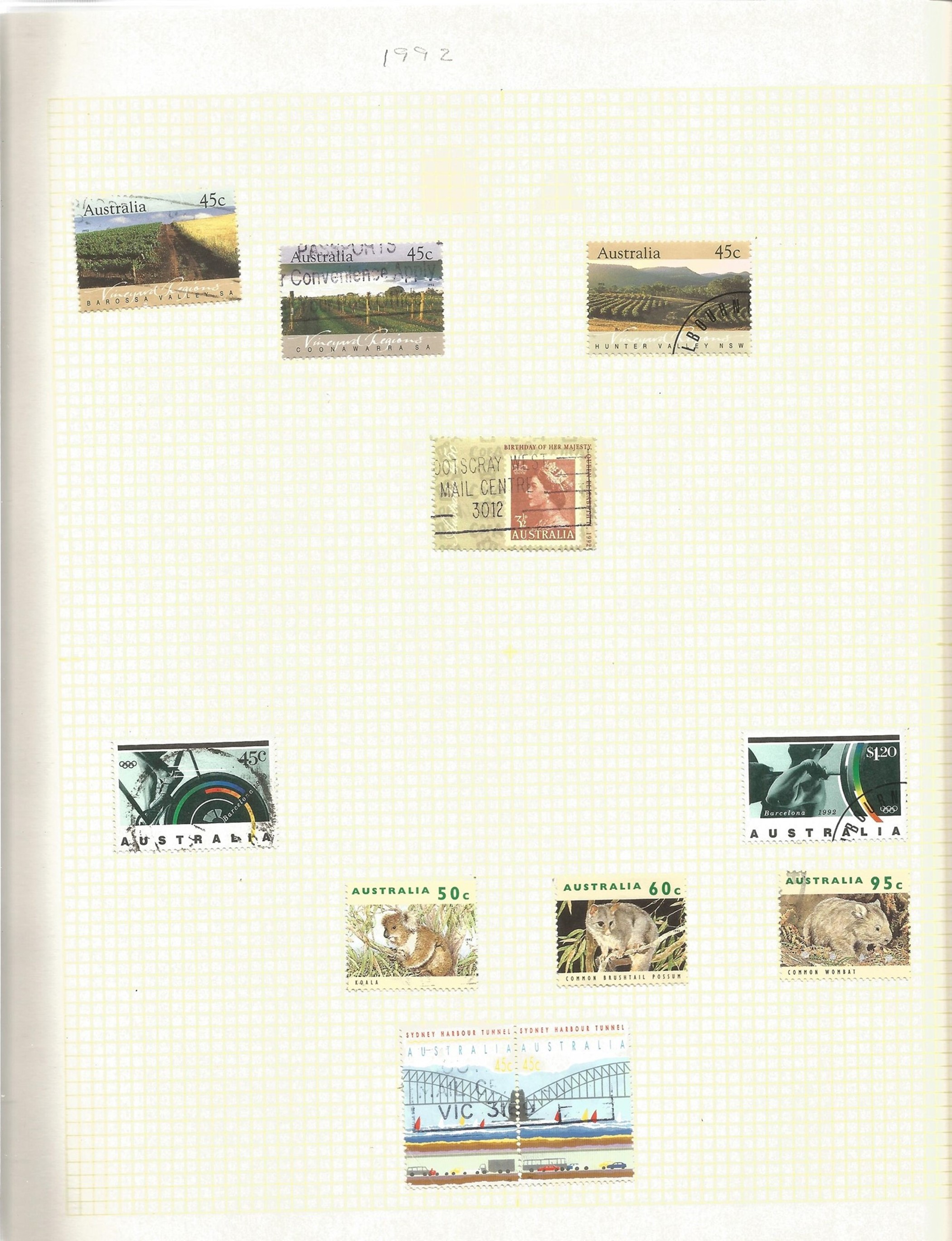 Australia Stamps mostly used in a unnamed Binder of reasonable quality, approx 900 Stamps from - Image 3 of 3