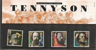GB Mint Stamps Presentation Pack no 226 Tennyson 1992. Good condition. We combine postage on