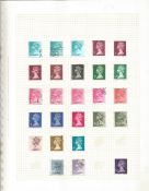 GB Used Stamps in an Album with Stamps from 1971 onwards plus Hagner Block with Definitives Includes