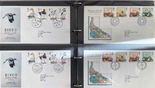 GB FDC collection in as new Red Kestrel cover album. 60+ covers 1988 1990, most with two GPO