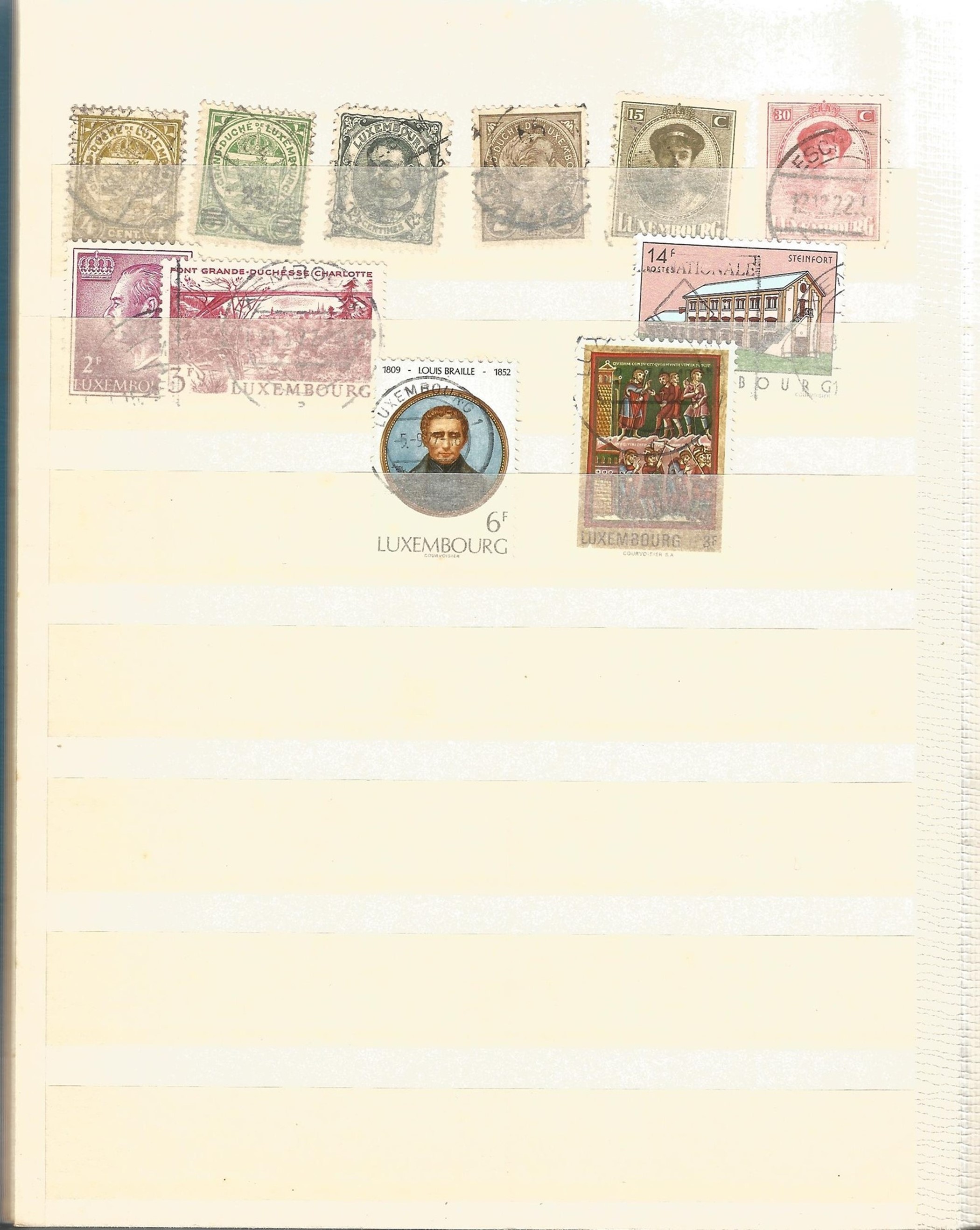 Luxembourg Stamps Mint & Used in Small Album containing approx 180 Mint & Used Stamps, all Stamps - Image 7 of 7