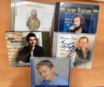 Collection of Five Signed music CDs complete with disc, case and insert. Music and signatures by