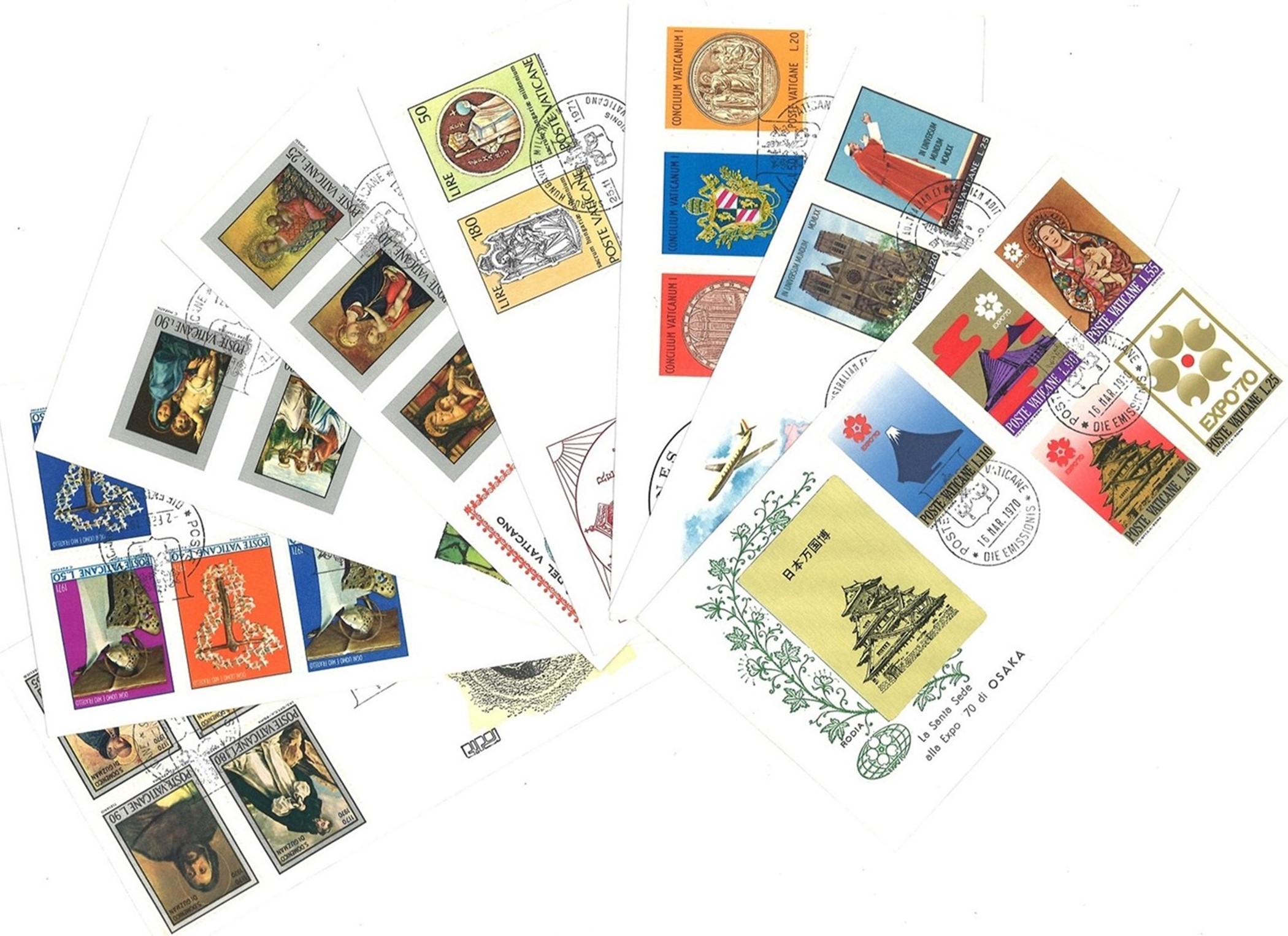 Collection of 59 Vaticane F. D. C. & Commemorative Covers, Good Condition. Good condition. We - Image 2 of 3