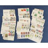 44 FDC with Stamps and Various FDI Postmarks, some duplicates, Includes County Cricket Centenary