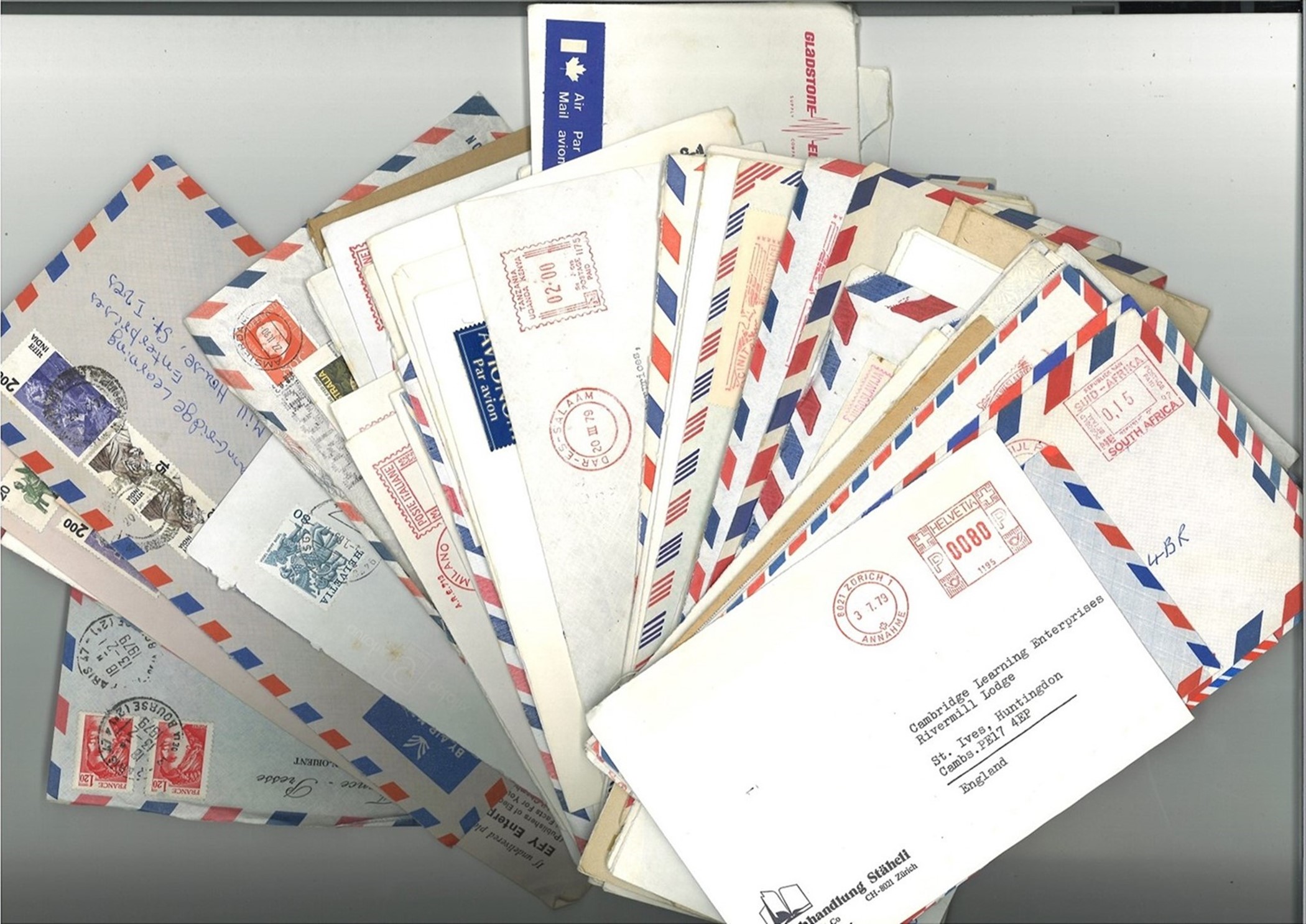 Collection of approx 200 Used Air Mail Envelopes. Good condition. We combine postage on multiple - Image 4 of 4