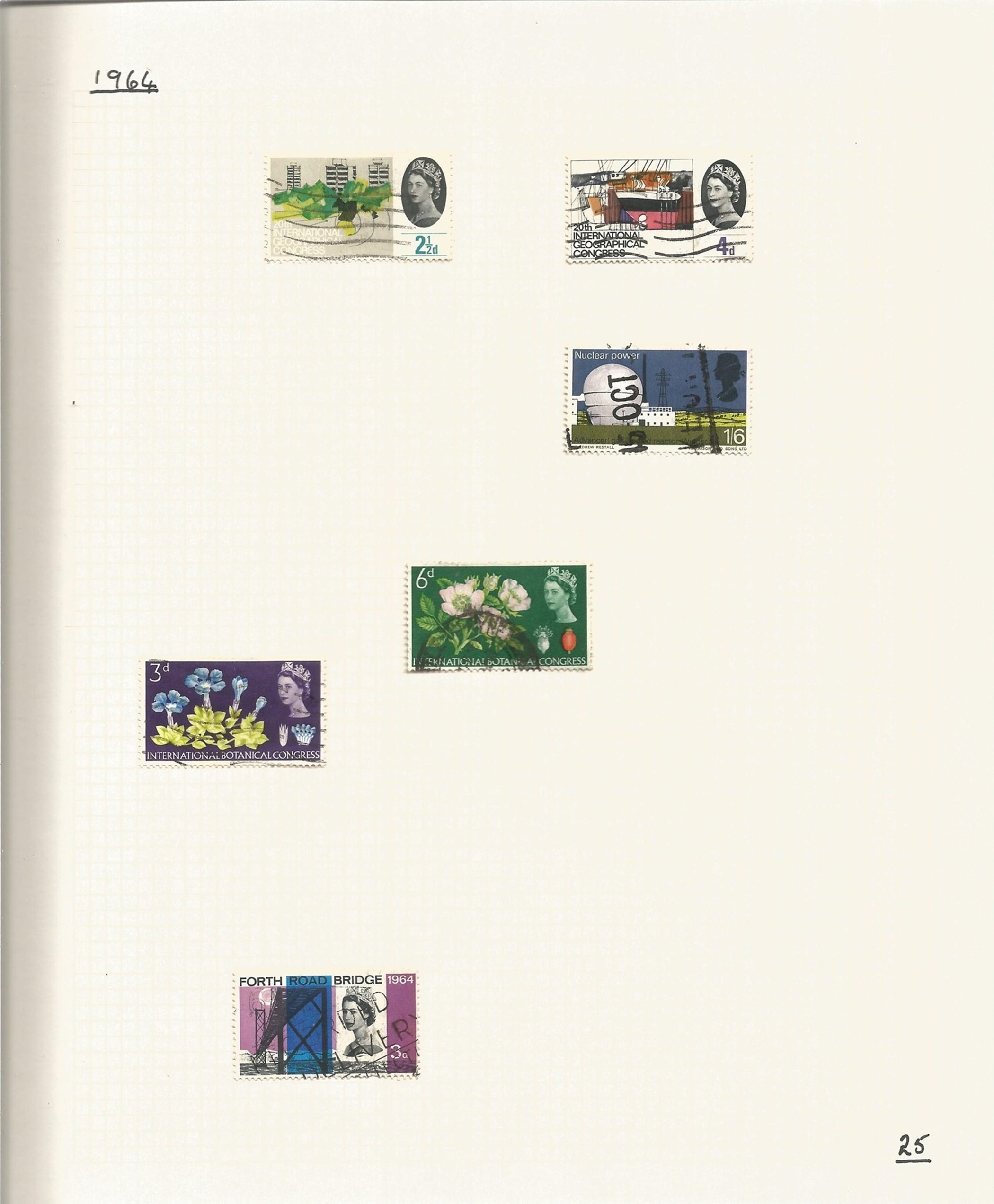 GB Used Stamps in a Stanley Gibbons Devon Large Capacity Peg Fitting Album containing Stamps from - Image 3 of 7