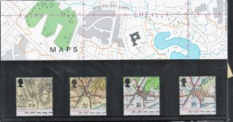 GB Mint Stamps Presentation Pack no 221 Maps 1991. Good condition. We combine postage on multiple