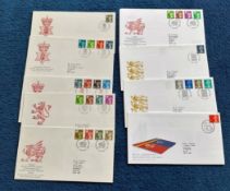 20 Definitive FDC with Stamps and Various FDI Postmarks, Includes Breaking Barriers 1998, Alias