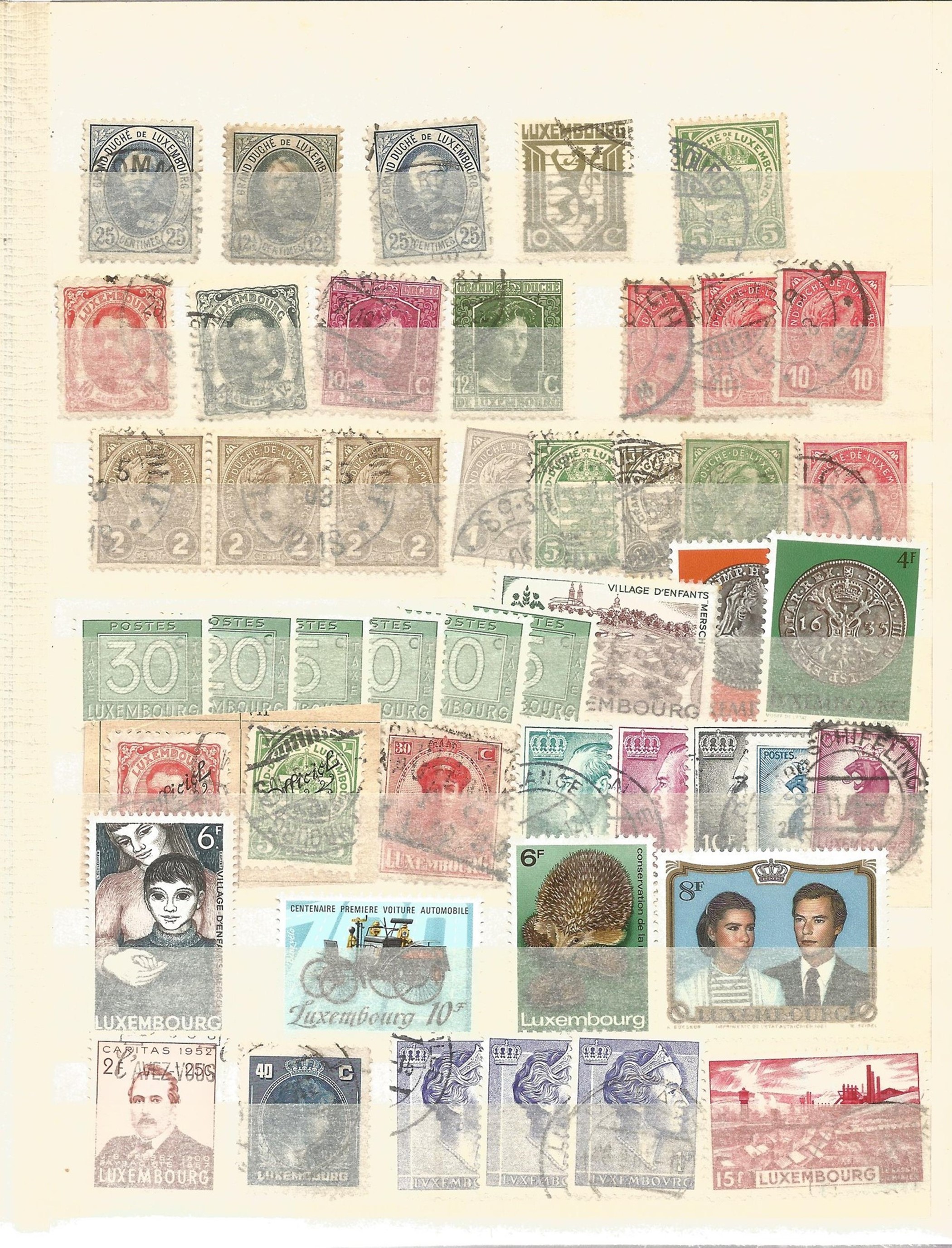 Luxembourg Stamps Mint & Used in Small Album containing approx 180 Mint & Used Stamps, all Stamps - Image 6 of 7