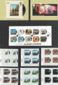 Pink Floyd, PHQ, stamp, FDC Rock and Roll collection. featuring 11 Pink Floyd PHQ cards, 8 Classic