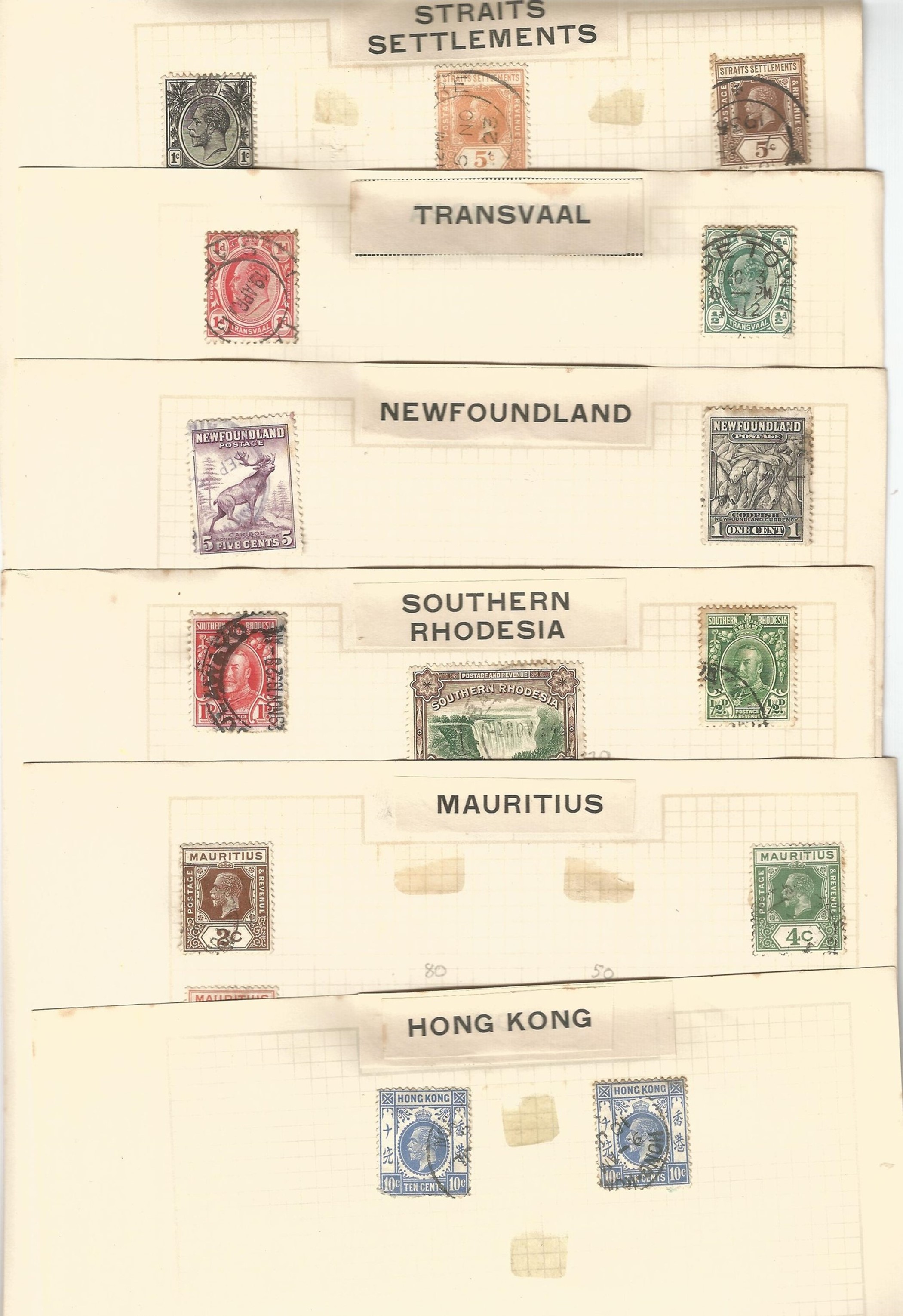 Worldwide Stamps used on 42 Album pages, Countries Include Great Britain, British Colonies & - Image 3 of 4