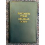 Britains First Decimal Coins, in a Presentation Wallet, Includes Half Pence, One Penny, Two Pence,