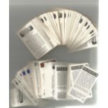 Approx 150 Cigarette / Tea Collectors Cards, mixed Includes Prehistoric Animals, Police File,