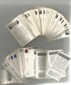 Approx 150 Cigarette / Tea Collectors Cards, mixed Includes Prehistoric Animals, Police File,