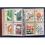 Stanley Gibbons Picture Postcard Album with PHQ Card Collection, approx 200+ PHQ cards featuring a