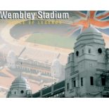 Trade lot 25+ Wembley Stadium 10 x 8 inch colour photos, montage image perfect for autographs.