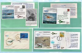 Flown FDC collection celebrating various flights. includes 4 covers, with post marks and Offical