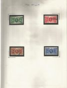 GB Stamps used, Pfizer 24 ring Binder with GB Stamps from 1850s to 1961 includes Queen Victoria