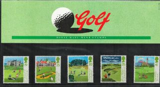 GB Mint Stamps Presentation Pack no 249 Golf 1994. Good condition. We combine postage on multiple