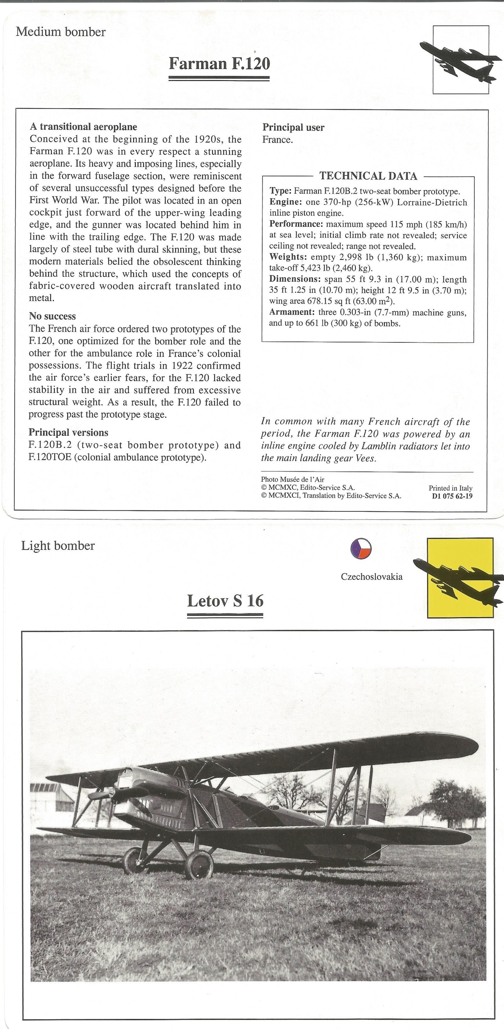 50 Bi Planes, Warplane Cards (Photo on Front, Country and name, Info & Tech' on Back) approx 6 x - Image 3 of 4
