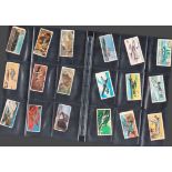 Cigarette cards collection, approx 78 cigarette cards in collectors plastic wallets to protect and