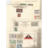 Worldwide Stamps used on 42 Album pages, Countries Include Great Britain, British Colonies &