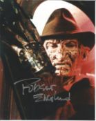 Nightmare on Elm street. Robert Englund Freddie Kruger Handsigned 10x8 Colour Photo. Veteran