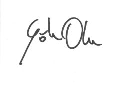 James Bond Gotz Otto signed 6x4 white card. Gotz Otto born 15 October 1967 is a German film and