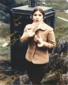 Dr Who. Deborah Patricia Watling Handsigned 10x8 Colour Photo, Dedicated. Deborah Patricia Watling 2