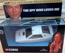 James Bond 007 Corgi Models, Lotus Esprit Diecast Metal and plastic. Unopened. Set in original