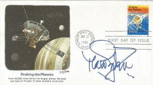 Max Von Sydow Handsigned First Day Cover. Official Stamp and Postmark Dated May 21st, 1981, His film